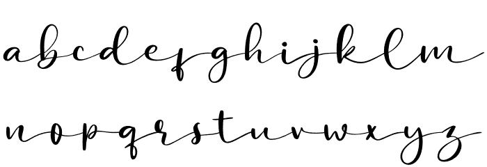 Soulwave - Personal Use Font LOWERCASE