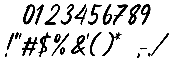 Soulyouth Font OTHER CHARS