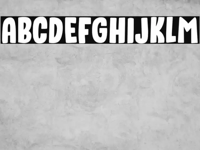 Sound Bubble DEMO Regular Caratteri examples