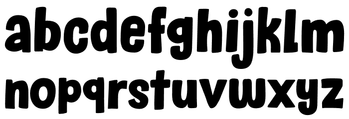 Sound Bubble DEMO Regular Font LOWERCASE