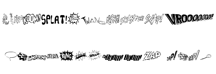 Sound FX Font OTHER CHARS