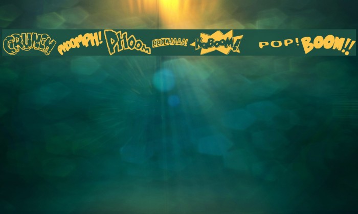 Sound FX Font examples