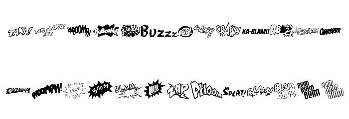 Sound FX Font LOWERCASE