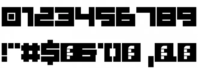 Sound System Regular Font OTHER CHARS