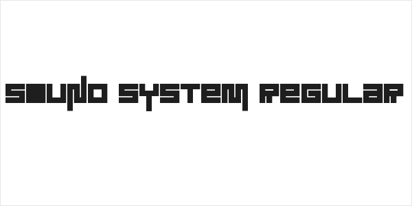 Sound System Regular Logo
