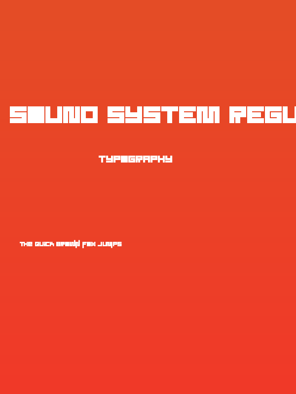 Sound System Regular Poster