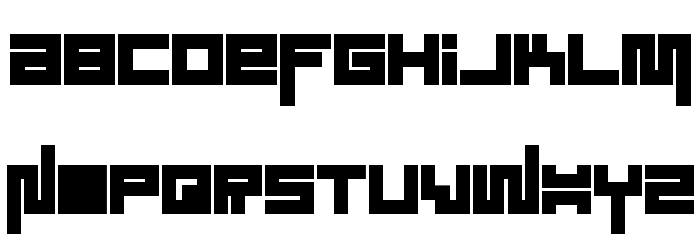 Sound System Regular Font LOWERCASE