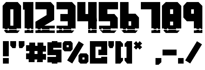 Sound Wave Font OTHER CHARS