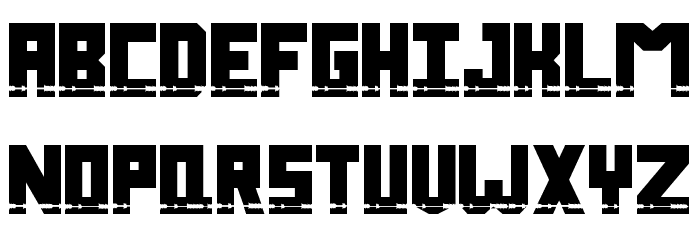 Sound Wave Font LOWERCASE