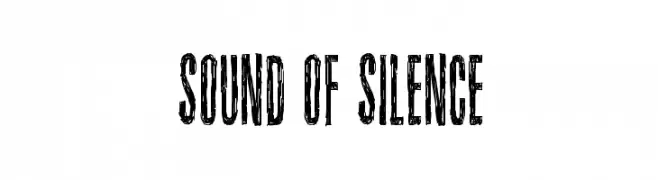 Sound of silence  नि: शुल्क फ़ॉन्ट्स डाउनलोड