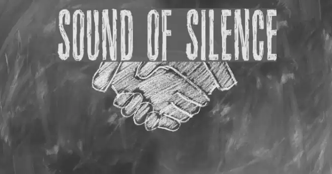 Sound of silence Font examples