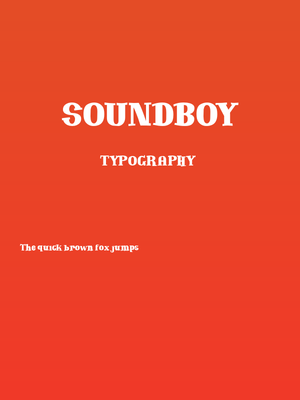 Soundboy Poster