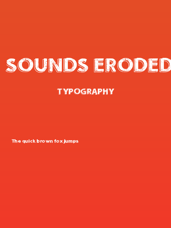 Sounds Eroded Poster