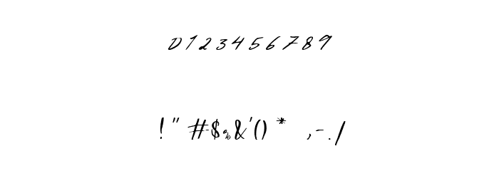 Soundtrack Font OTHER CHARS
