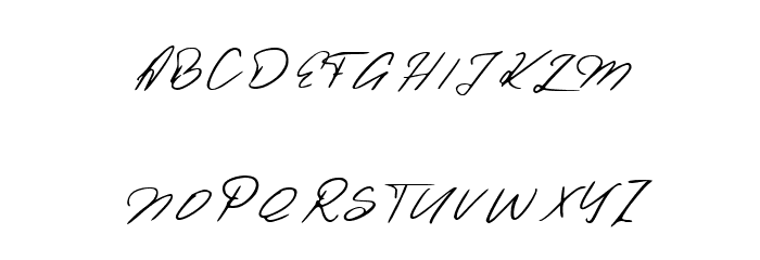 Soundtrack Font UPPERCASE