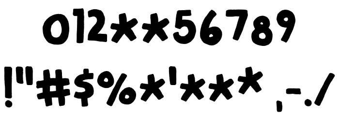 Soup Du Jour DEMO Solid Font OTHER CHARS