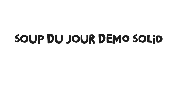 Soup Du Jour DEMO Solid Logo