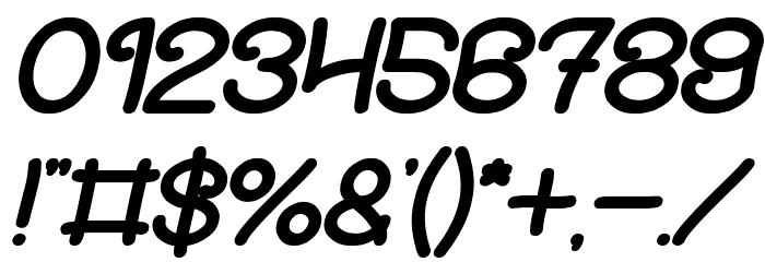 Soup Recipe Bold Italic Font OTHER CHARS