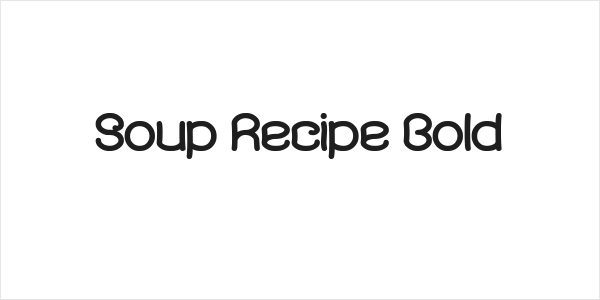 Soup Recipe Bold Logo