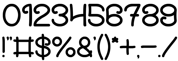 Soup Recipe フォント その他の文字
