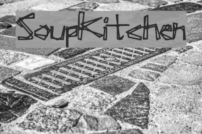 SoupKitchen Font examples