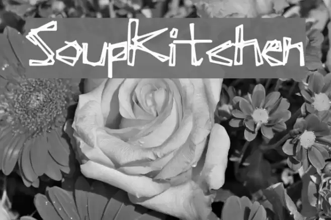 SoupKitchen Font examples