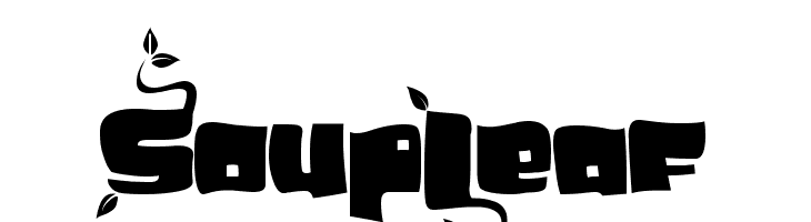 SoupLeaf Font