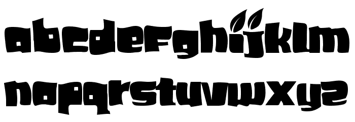 SoupLeaf Font LOWERCASE