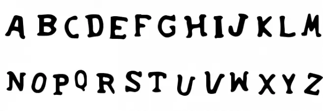 SoupRunny Font LOWERCASE