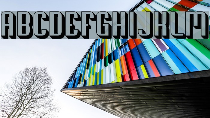 Soupertrouper 3D Font examples