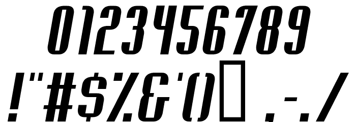 Soupertrouper Oblique Font OTHER CHARS