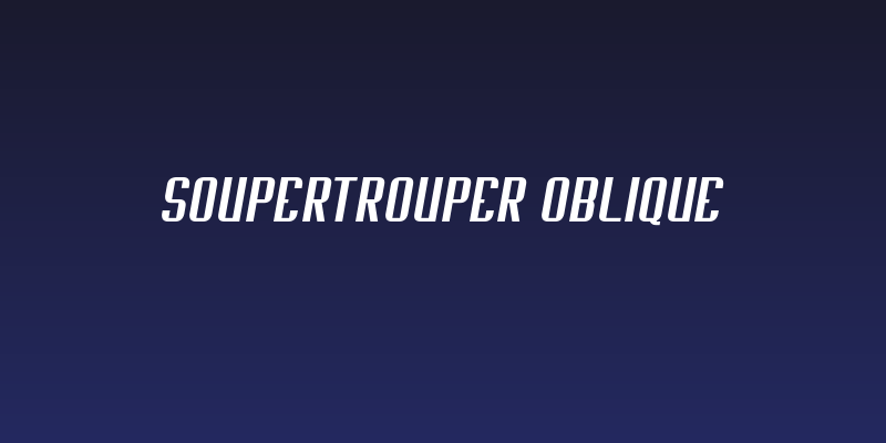 Soupertrouper Oblique Social Header