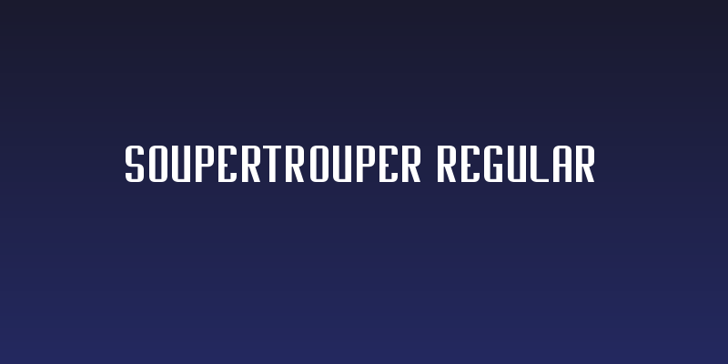 Soupertrouper Regular Social Header