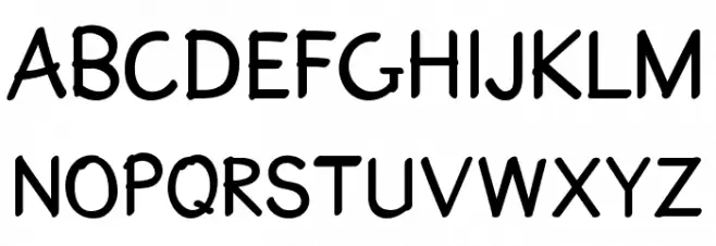 Sour Candy Font UPPERCASE