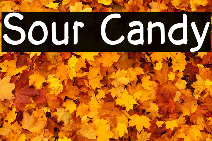 Sour Candy Example 2
