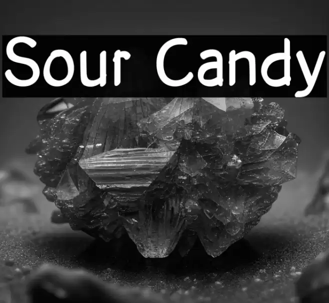 Sour Candy Font examples