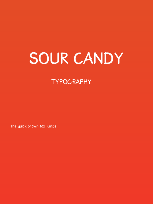 Sour Candy Poster