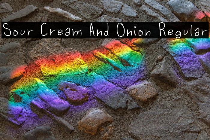 Sour Cream And Onion Regular Example 1