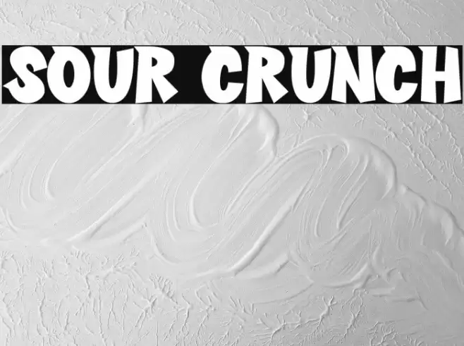 Sour Crunch Font examples