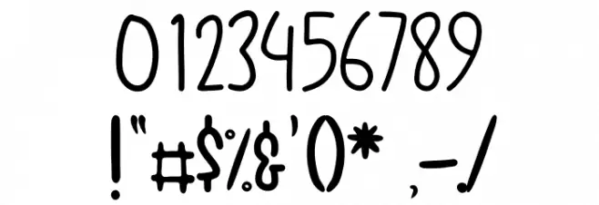 Sour Dough Font OTHER CHARS