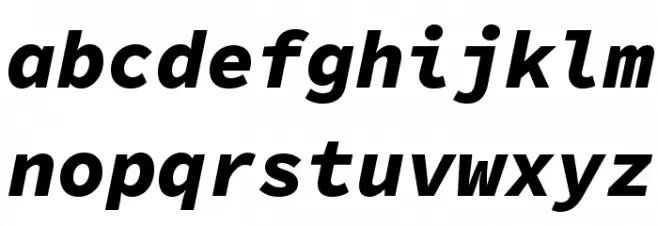 Source Code Pro Black Italic  