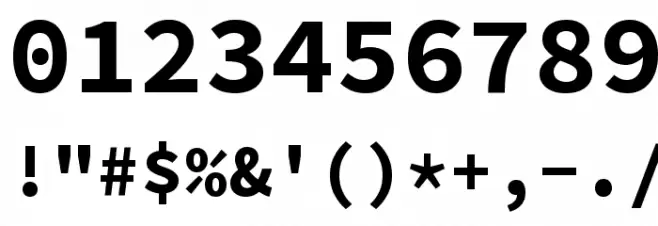 Source Code Pro Bold Schriftart Anderer Schreiben