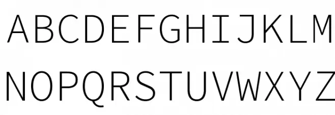 Source Code Pro Light Шрифта ВЕРХНИЙ