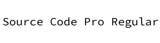 Source Code Pro Regular  Fuentes Gratis Descargar