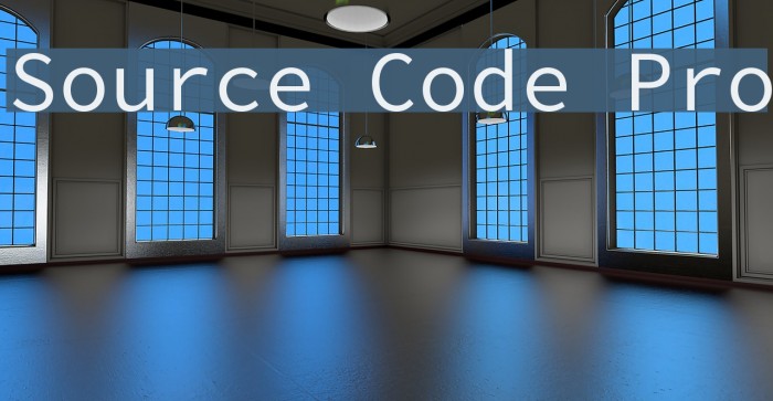 Source Code Pro Polices examples