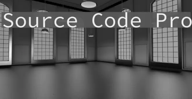 Source Code Pro Polices examples