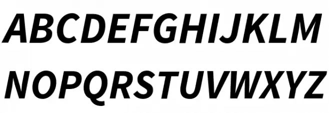Source Sans Pro Bold Italic خط أحرف كبيرة