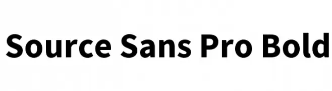 Source Sans Pro Bold  baixar fontes gratis