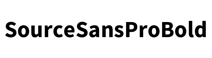 Source Sans Pro Bold  Скачать бесплатные шрифты