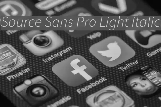 Source Sans Pro Light Italic examples